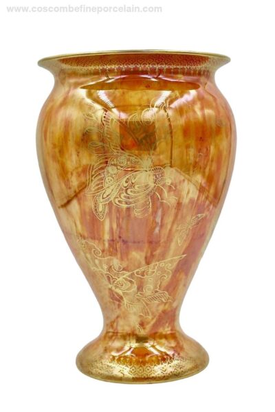 Wedgwood Lustre Butterfly vase