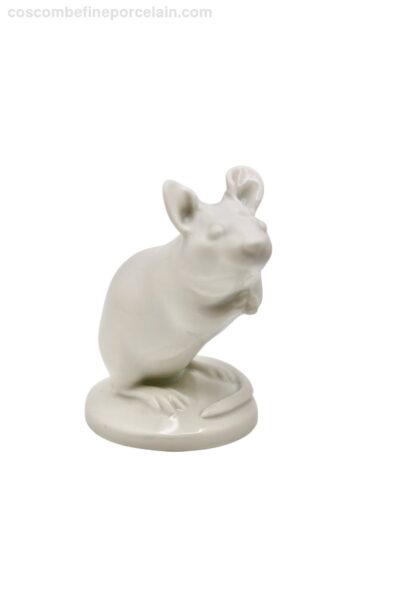 Augarten Porcelain White Mouse Robert Ullmann