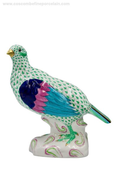 Herend Partridge Green fishnet design VHV5071