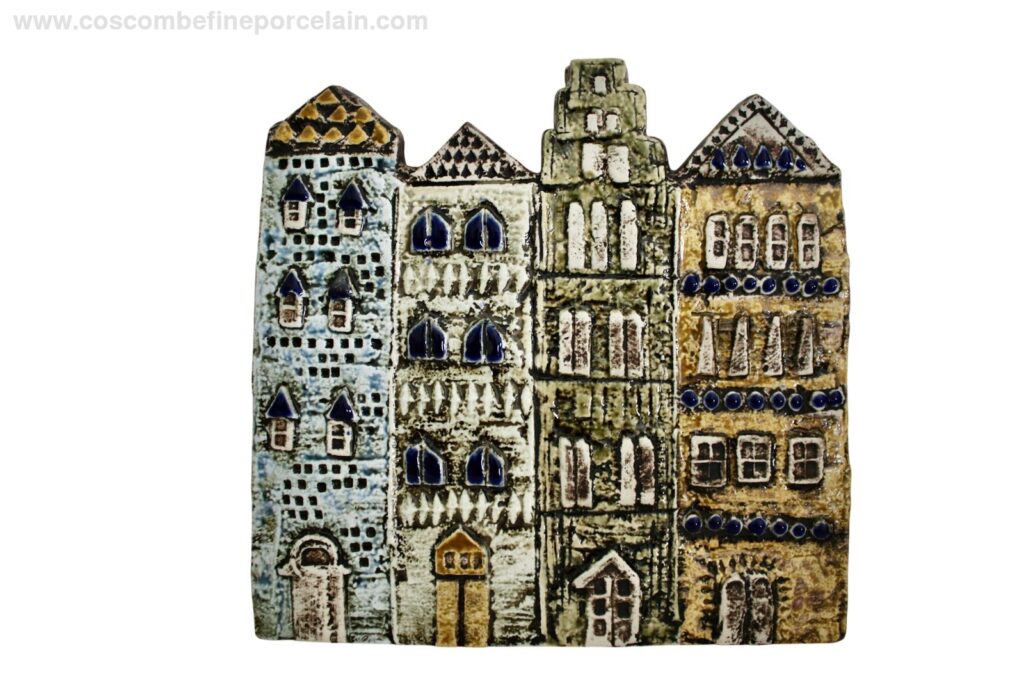 Lisa Larson Wall Plaque Gamla Stan Original 1960s Gustavsberg