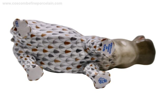 Herend Yawning hippo Limited Edition