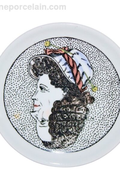 Piero Fornasetti Face-Double Small Plate Coaster 8