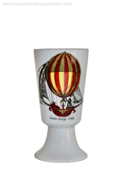 Fornasetti Flying Machines Hot Air Balloons Porcelain