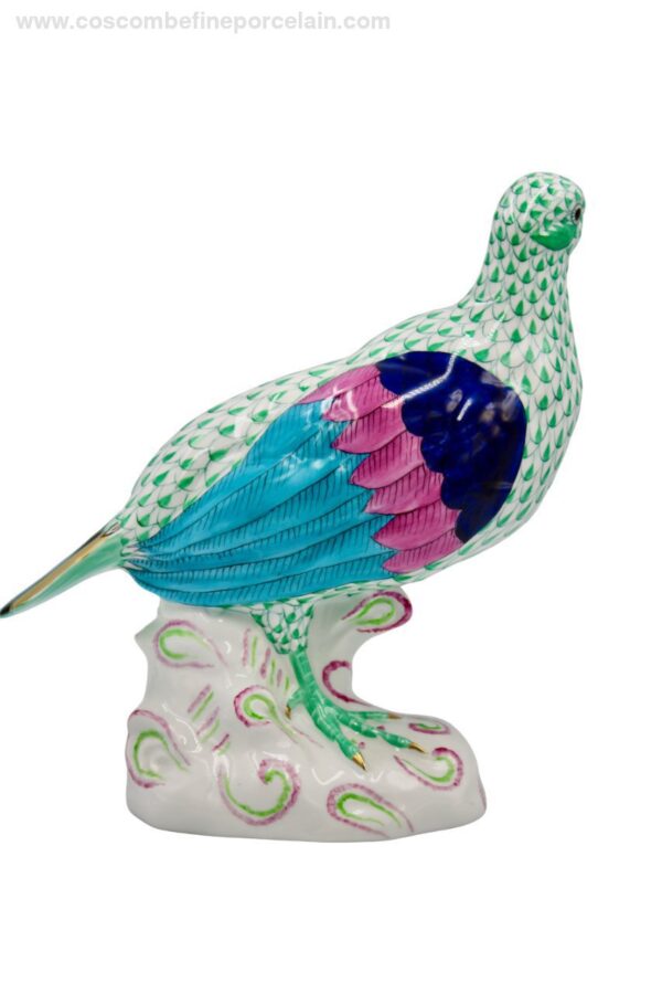Herend Partridge Green fishnet design VHV5071