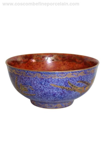 Wedgwood Blue Lustre Hummingbirds Bowl
