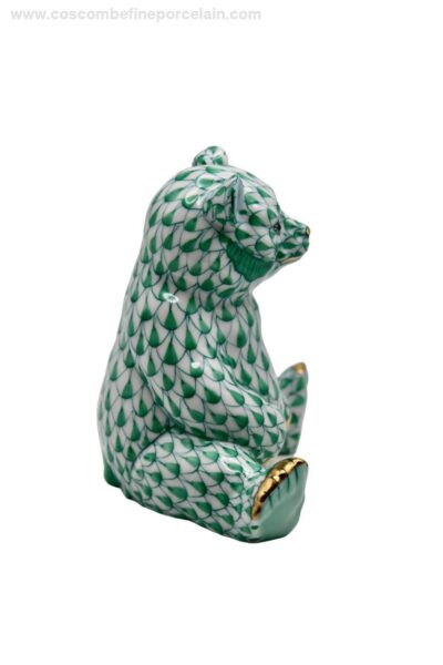 Herend Bear Green Fishnet - Coscombe