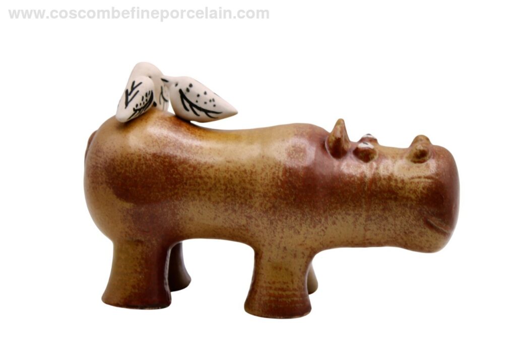 Lisa Larson Original Gustavsberg Hippopotamus Stoneware