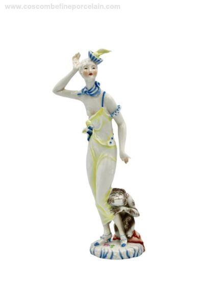 Augarten "Dame mit Affe" Vally Wieselthier Art Deco