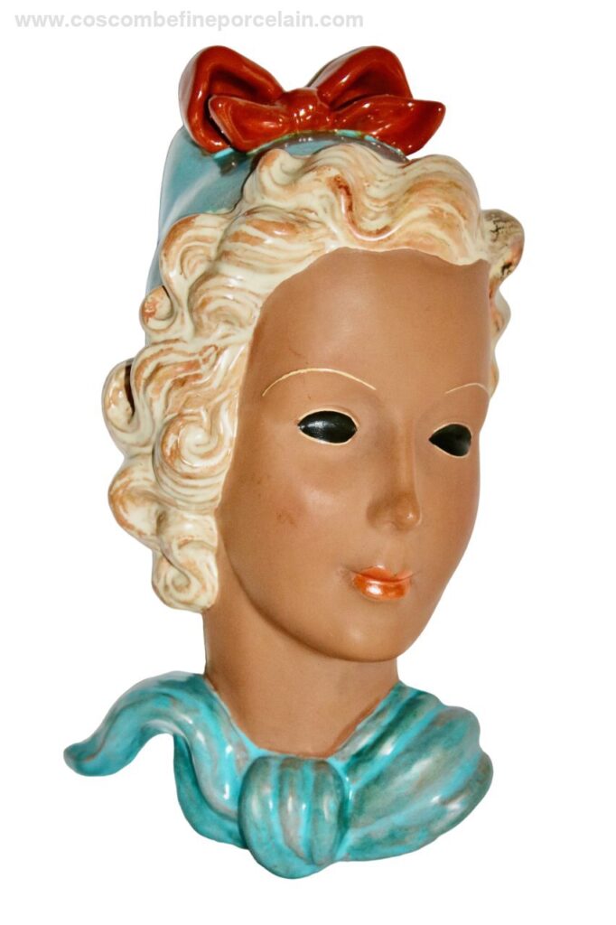 Goldscheider Girl with a Bow Wall Mask
