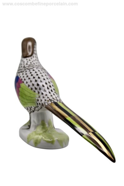 Herend Brown/Lime Pheasant Porcelain