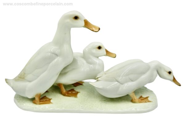 Hutschenreuther Porcelain Figure Trio Ducks