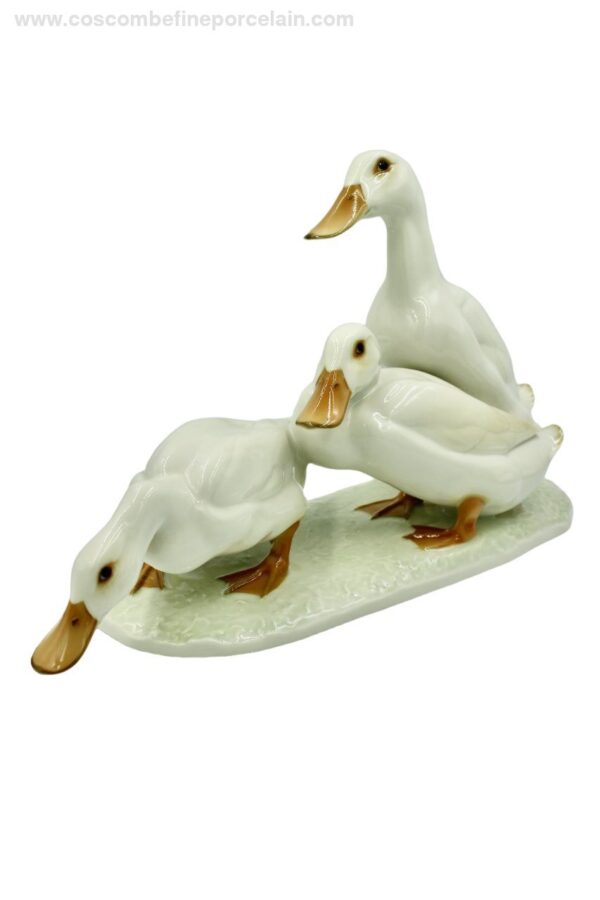 Hutschenreuther Porcelain Figure Trio Ducks
