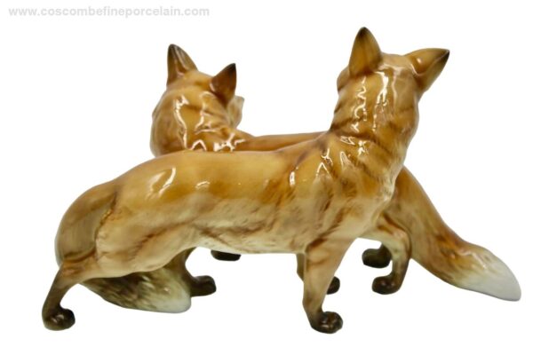 Hutschenreuther Porcelain Foxes