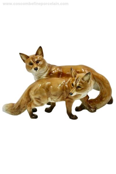 Hutschenreuther Porcelain Foxes