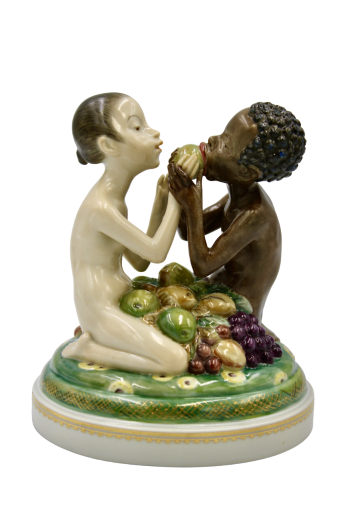 Royal Copenhagen Adam & Eve Snake 1997 Overglaze