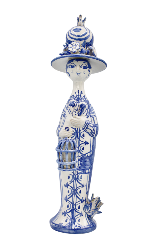 Bjorn Wiinblad Spring '78 M20 Blue and White Women