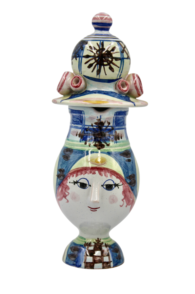 Bjorn Wiinblad Lidded Jug Women K30 '70