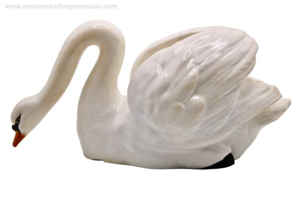 Minton Porcelain Pair Swans 1892