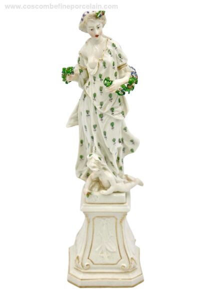 Nymphenburg Frankenthal Porcelain Figurine Spring