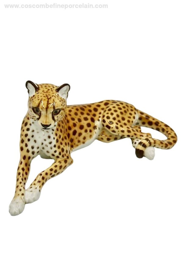 Nymphenburg Porcelain Leopard KITO Karner