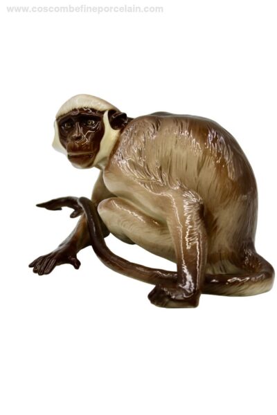 Nymphenburg Porcelain Monkey Karner