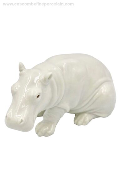 Nymphenburg Porcelain Young Hippo August Göhring