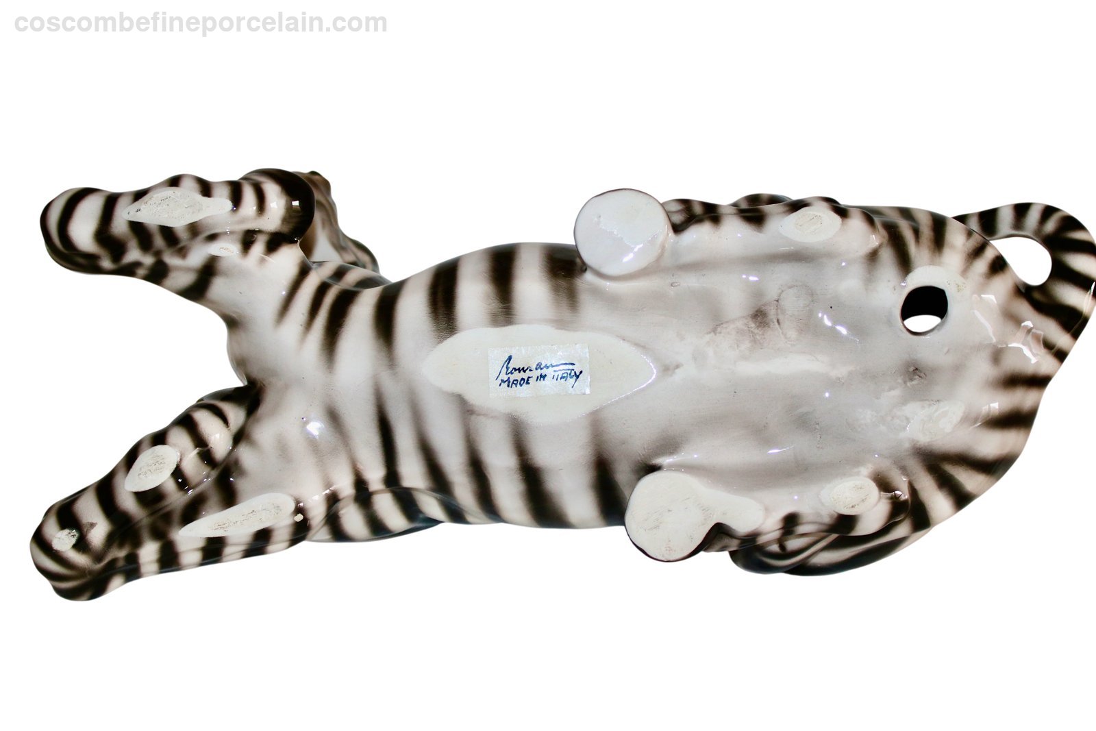 Ronzan Zebra - Italian Ceramics - Bassano Italy - 1950s
