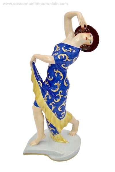 Rosenthal Tarantella dancer Art Deco figurine Gustav Oppel