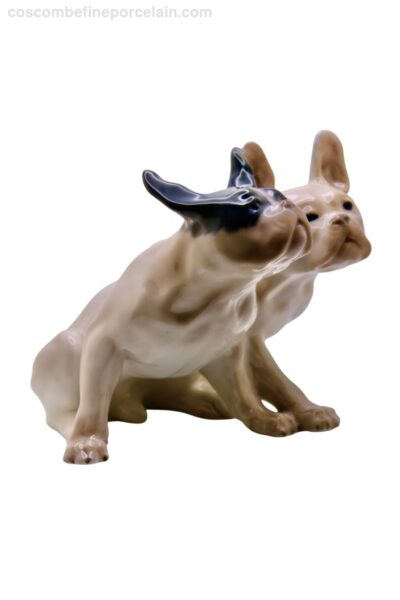 Royal Copenhagen French Bulldogs - Knud Kyhn # 1452