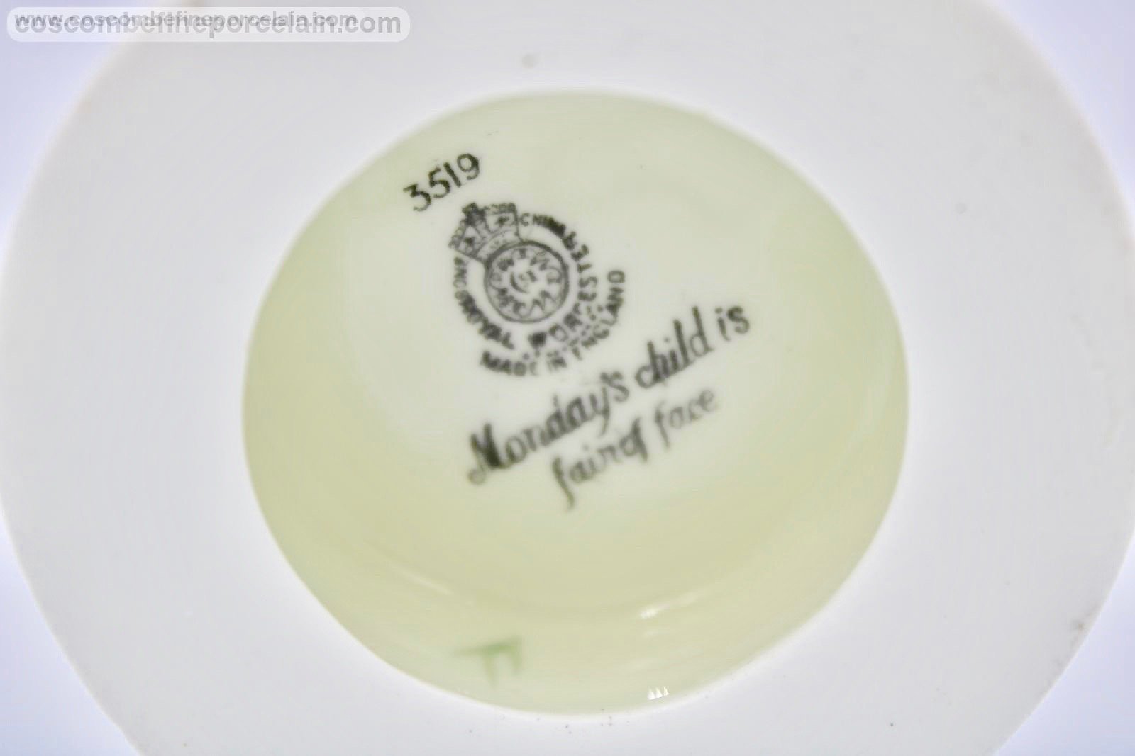 Royal Worcester Monday's child