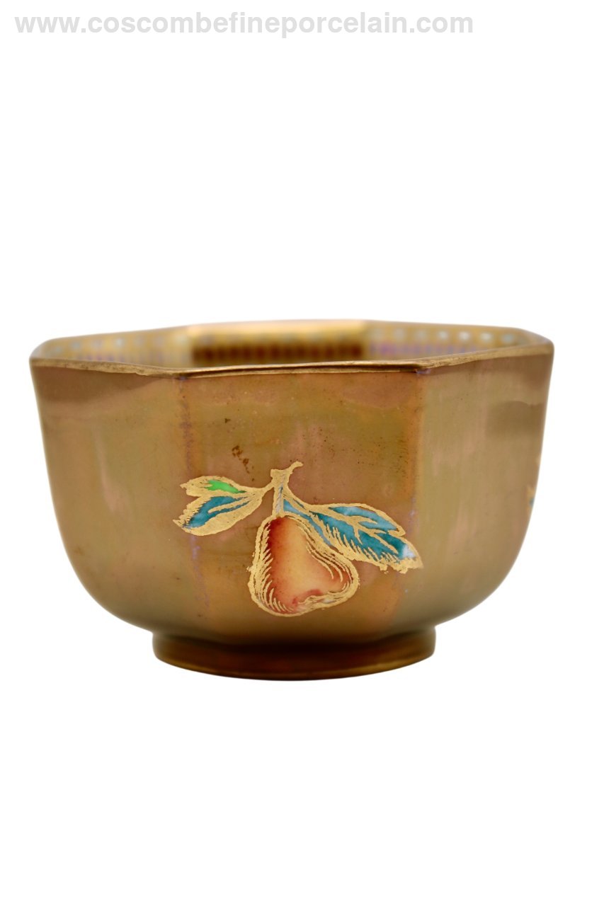 Wedgwood Gold Lustre Fruits Bowl Daisy Makeig-Jones Pears