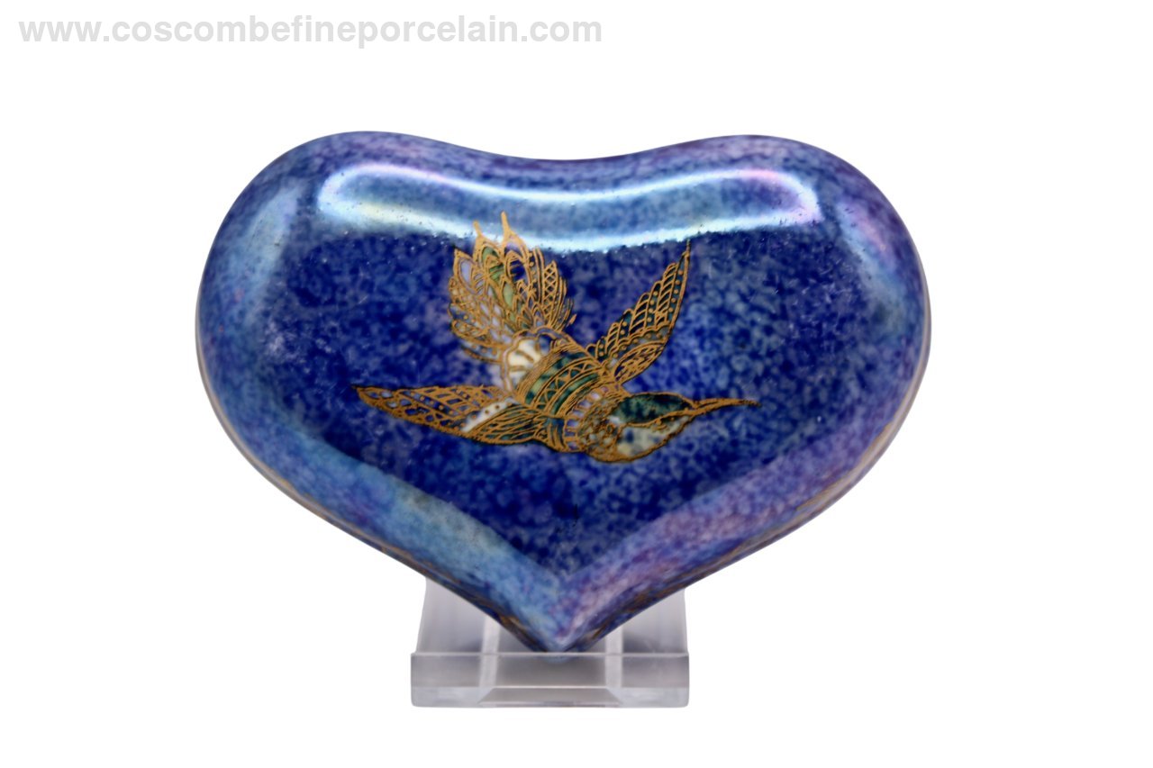 Wedgwood Hummingbirds Heart Box Lustre Daisy Makeig-Jones Z5294