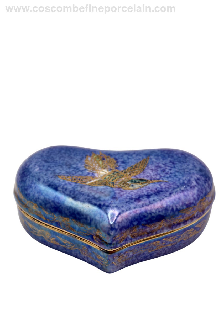 Wedgwood Hummingbirds Heart Box Lustre Daisy Makeig-Jones Z5294