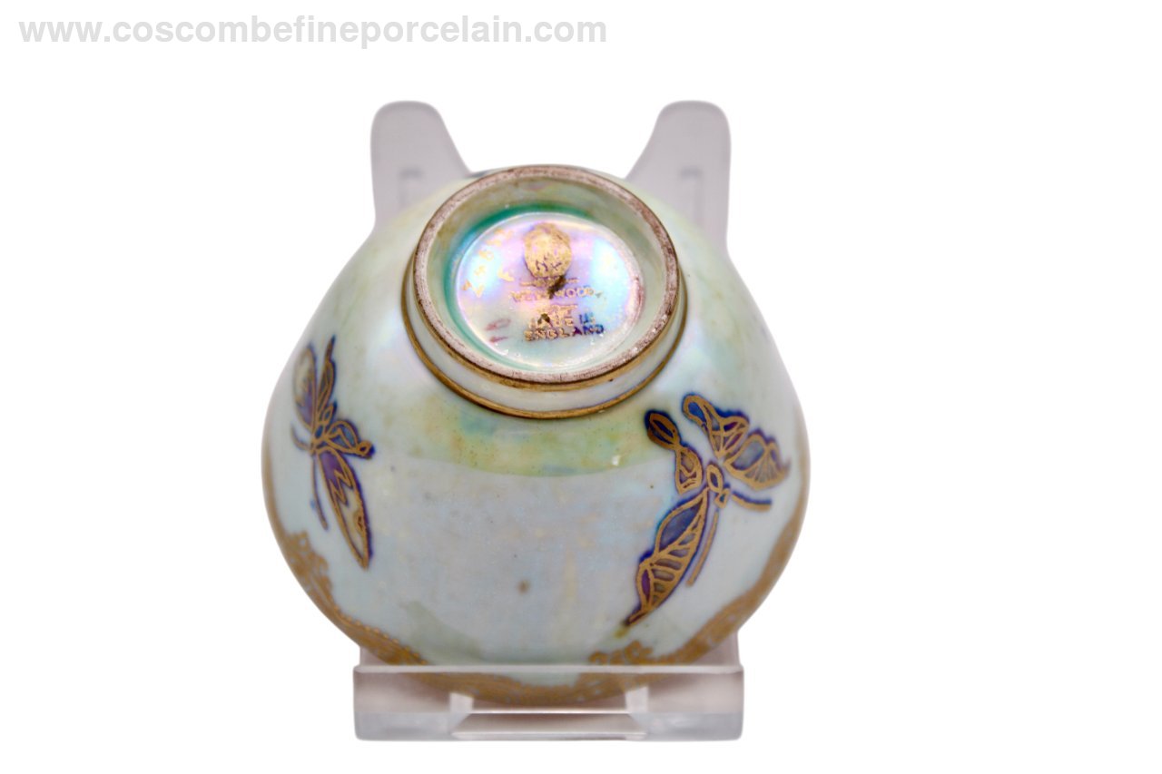 Wedgwood Mother of Pearl Lustre Butterfly Bowl Makeig Jones