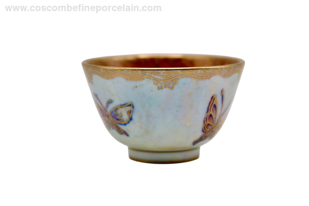 Wedgwood Mother of Pearl Lustre Butterfly Bowl Makeig Jones