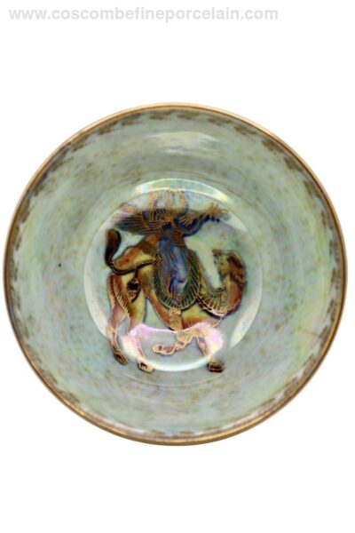 Wedgwood Wu Sun Barbarian Boston Cup Green Lustre